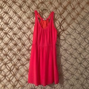 MADEWELL >> Silk Coral Dress with Pockets!